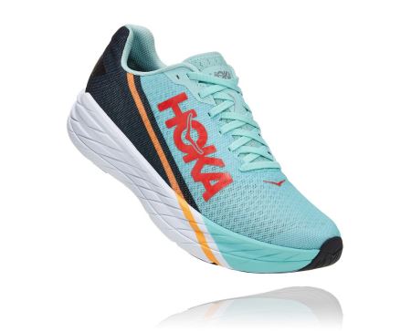 Hoka Rocket X Mulher - Tenis Corrida Estrada Azuis / Pretas | PT-ta6taHD